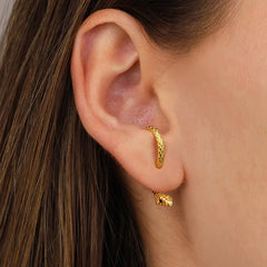 Gothic Animal Snake Hook Personality Earring