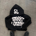 Gothic Alphabet Graphic Pullover Hoodie
