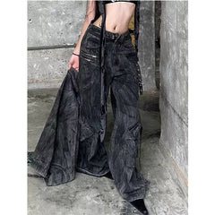 Black Gothic High Waist Pant