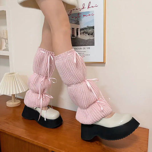Gothic Bubble Lantern Knitted Sock