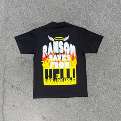 Streetwear Oversized Goth Skull Demon T-shirt