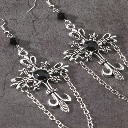 Vintage Fairy Wings Grunge Hanging Earring
