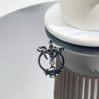 Crystal Cross Punk Gothic Ring
