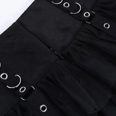 Gothic High Waist Mini Skirt