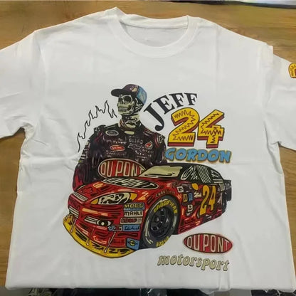 Hip Hop Graphic Oversized Cotton T-shirt