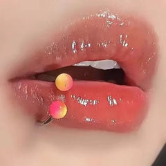 Five-Pointed Star Dragon Claw Titanium Lip Stud