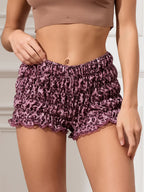 Leopard Print Elastic Short