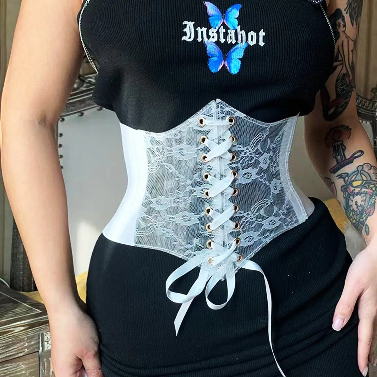 Stretch Snap Corset Secondary image