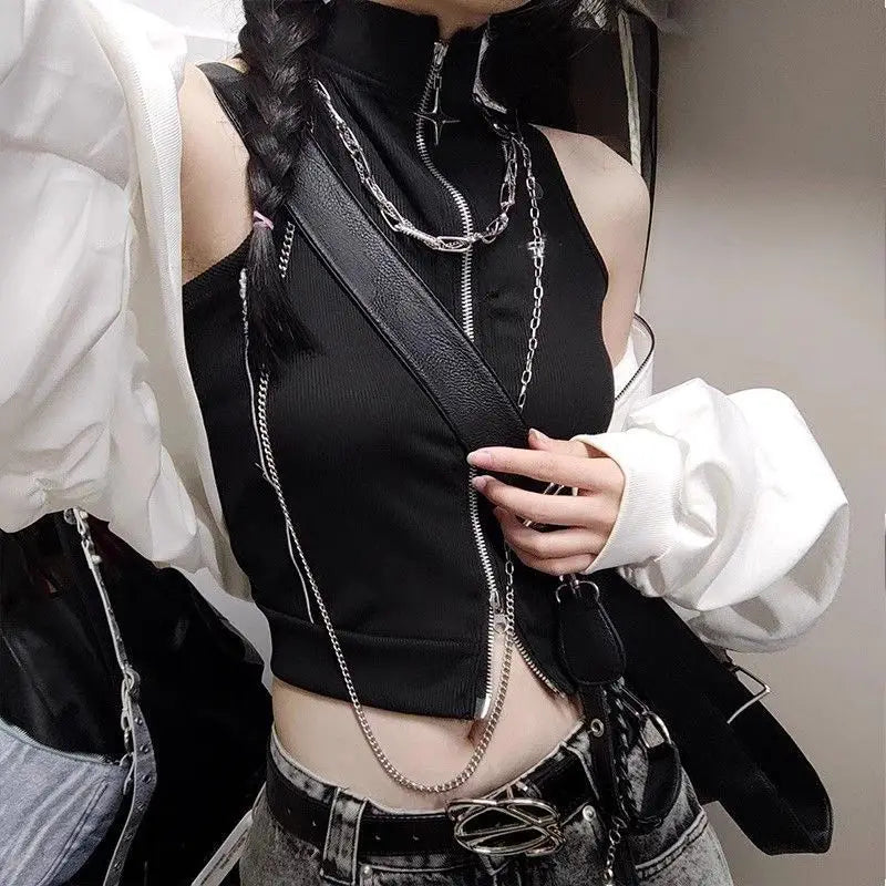 Vintage Motorcycle Zip Jacket