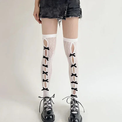 Gothic Bow Lace Glove