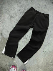 Casual Cross Design Sweat Pants