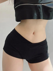 Black Dance Fitness Running Short