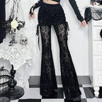 Dark Wash Flare Pants