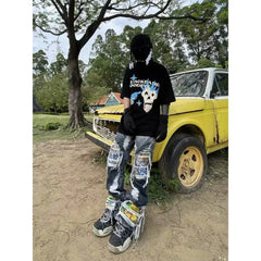 Water Washed Gothic Heavy Industry Pant