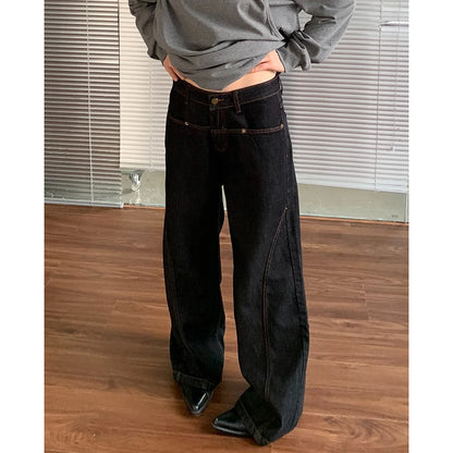High Waist Vintage Gothic Denim Pant