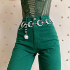 Harajuku Gothic Punk Moon Metal Belt