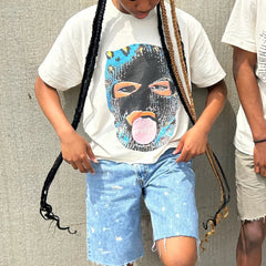 Y2K Character Graphic Print Oversized T-shirt