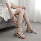 Gladiator Gothic Heeled Sandal