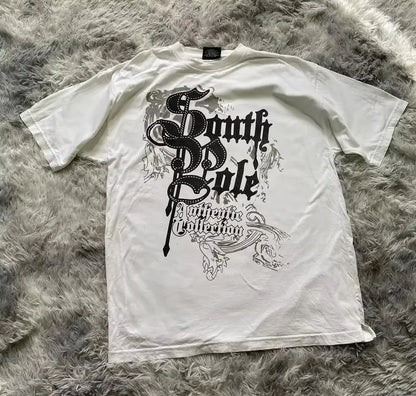 Graphic Print Oversized Cotton T-shirt
