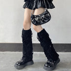 Gothic Ripped Punk Leg Sock