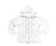 Harajuku Cross Lace-up Splicing Hoodie