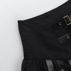 Gothic Pumpkin Print Shorts