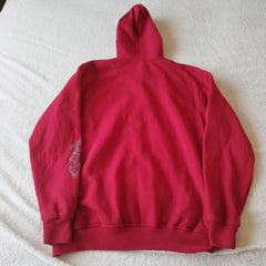 Gothic Skull Print Zip Up Hoodie