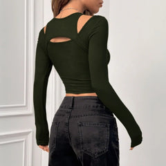 Personalized Trendy Street Style Crop Top