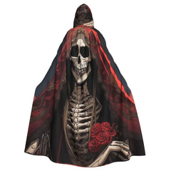 Santa Muerte Embroidered Cloak