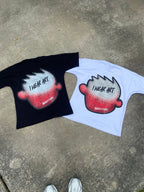Gothic Cartoon Graphic Cotton Oversized T-shirt