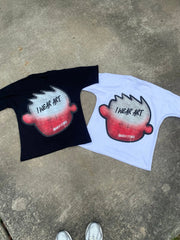 Gothic Cartoon Graphic Cotton Oversized T-shirt