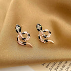 Y2K Spike Rivet Ball Huggie Hoop Earring