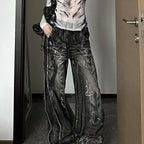 Vintage Graffiti Loose Pants