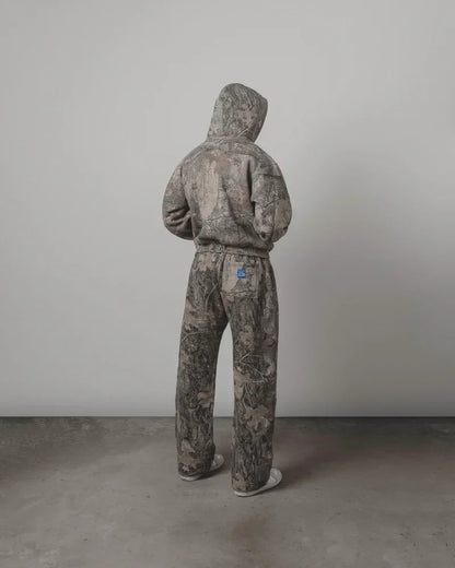 Camouflage Gothic Printed Sweat Pant