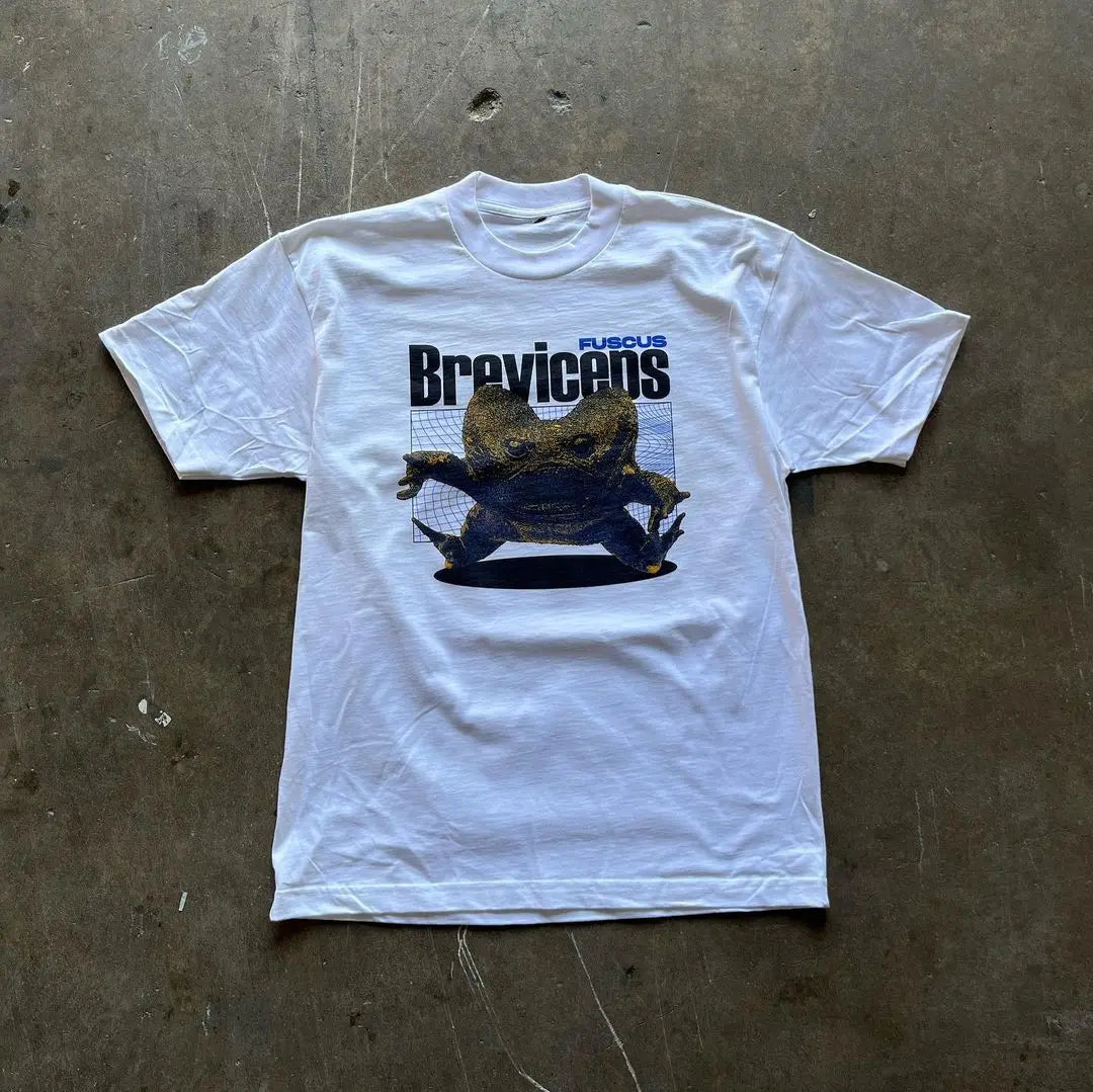 Y2K Vintage Animals Graphic Print T-shirt