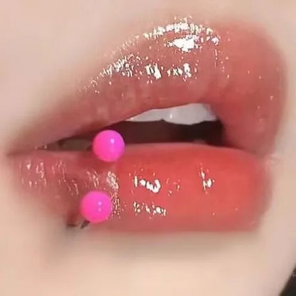 Five-Pointed Star Dragon Claw Titanium Lip Stud