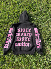 Gothic Skulls Print Punk Hoodie