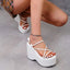 Punk Wedge Gothic Platform Sandal