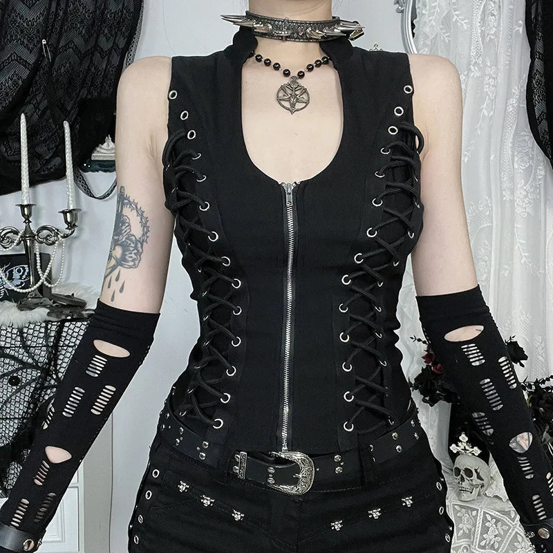 Sleeveless Bandage Corset