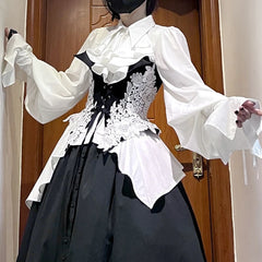 Lolita Ruffle Flare Sleeve Blouse