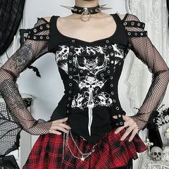 Gothic Long Sleeve Corset