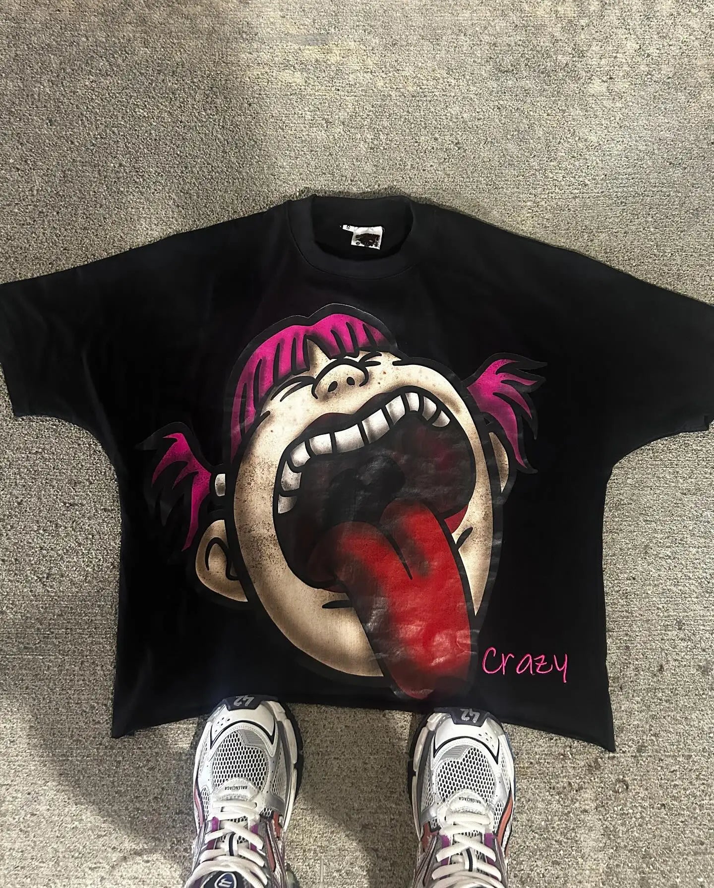 Gothic Hip Hop Graphic Cotton T-shirt Main image