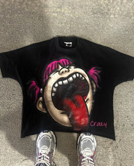 Gothic Hip Hop Graphic Cotton T-shirt