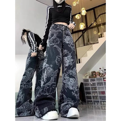 Graffiti Printed Gothic Hip Hop Pant