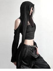 Chic Sheer Knit Mesh Top