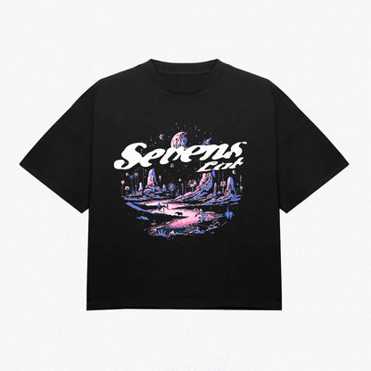 Y2K Punk Oversized Graphic Print T-shirt