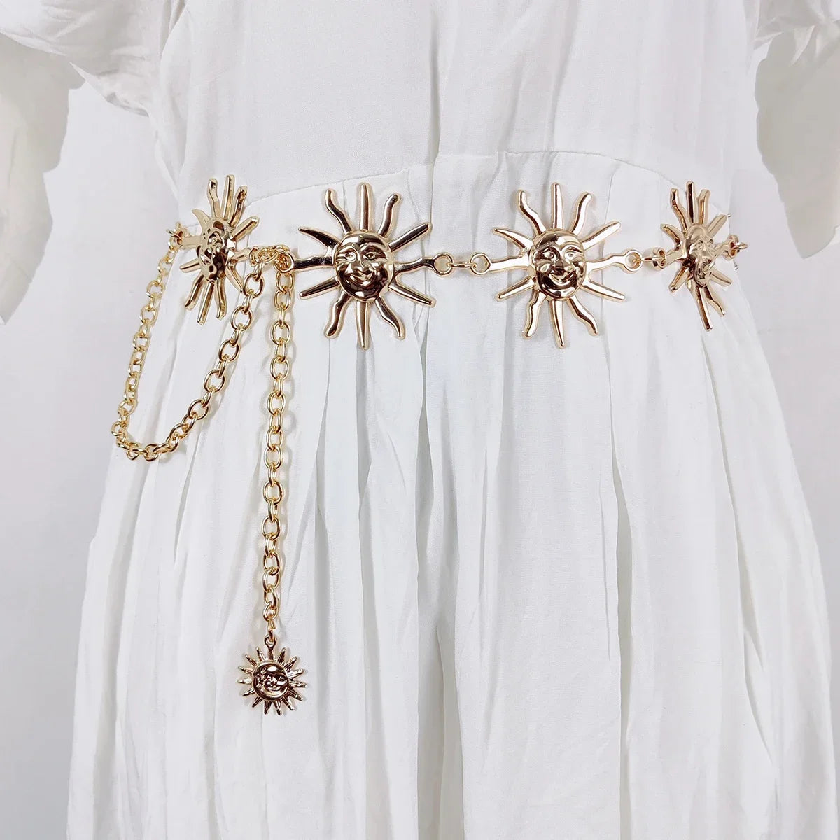 Punk Gothic Hip Hop Layered Waist Chain Belt