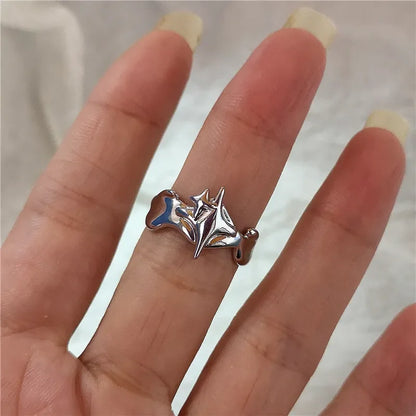 Gothic Cross Heart Luxury Ring