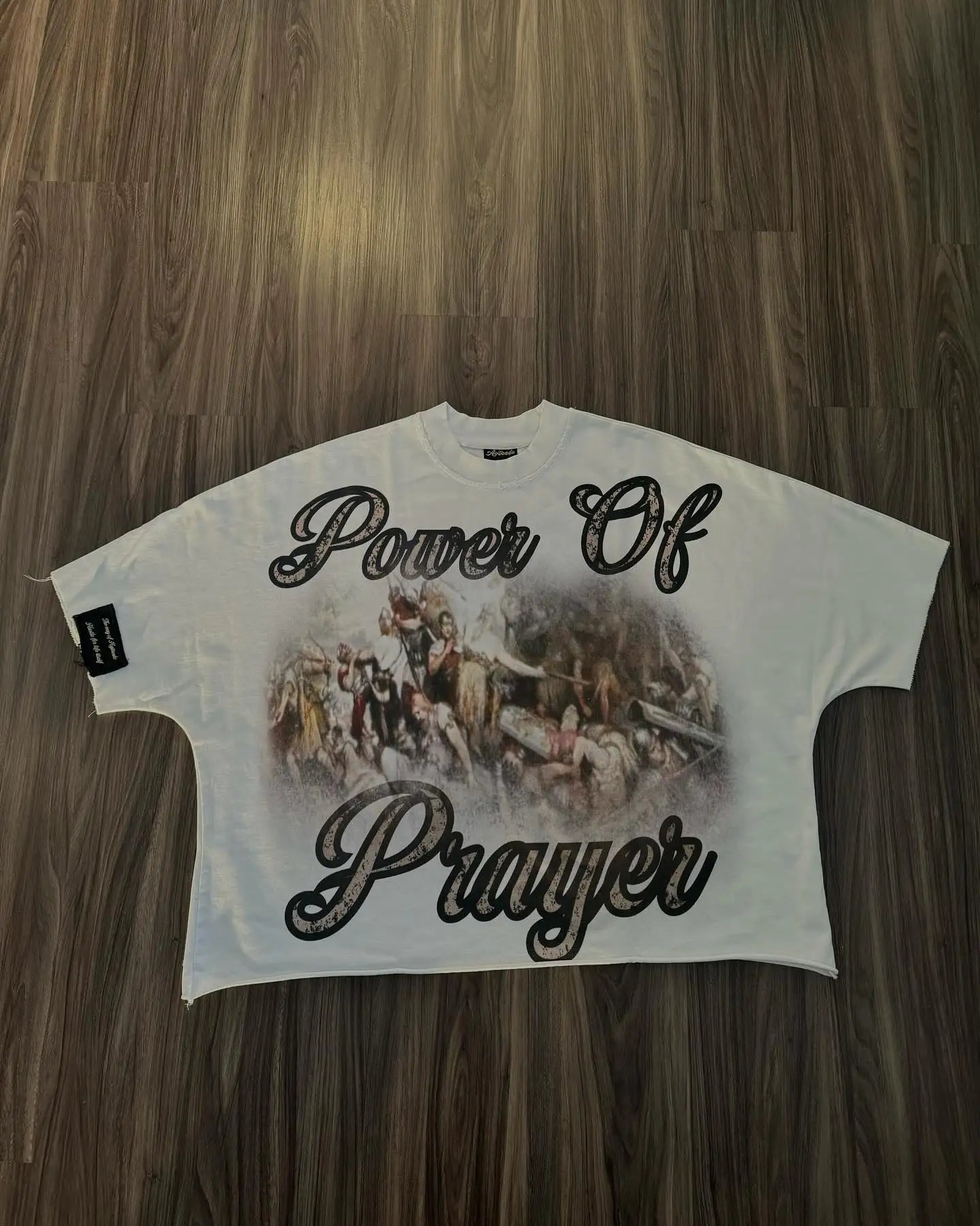 Retro Art Graphic Cotton Oversized T-shirt Main image