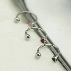 Heart Chirurgical C-Lip Stud